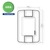 Conjunto 4x2 com 2 Tomadas 2P+T Aria 20A Branco Tramontina - Maxi Distribuidora