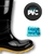 Bota Borracha PVC Premium Preta Crival 40BR - Maxi Distribuidora