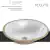 Cuba De Embutir Oval Branca Icasa 49 X 36cm IL6 - Maxi Distribuidora