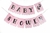 Banderin BABY SHOWER Rosa - comprar online