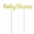 Cake Topper Baby Shower Beige - comprar online