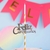 Cake topper Feliz Cumple con velita PLATA - comprar online