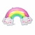 Globo ARCO IRIS CON NUBE PASTEL 90cm - comprar online