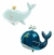 Globo Ballena Azul 70cm - comprar online