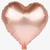 Globo Corazón 18" 45 cm. ROSA GOLD MATE - comprar online