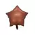 Globo Estrella 18" 45 cm. CHOCOLATE MATE - comprar online