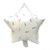 Globo Estrella 45 cm. BLANCO con CONFETTI/ GRANA - comprar online