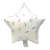 GLOBO ESTRELLA 18" 45 CM. BLANCO CON CONFETTI/ GRANA - comprar online
