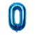 Globo Numero 80 cm. AZUL 0 - comprar online