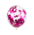 Globo Transparente con confetti x 10 u. FUCSIA - comprar online