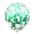 Globo Transparente con confetti x 10 u. VERDE - comprar online