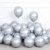 Globos Chrome 10" x 10 u. PLATA - comprar online