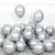 Globos CHROME 12" YEHUA BALLOONS x50 PLATA - comprar online