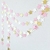 Guirnalda Estrella Rosa y dorado glitter c/u - comprar online