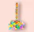 Lanzapapeles Cañon 40cm MULTICOLOR - comprar online