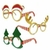 Lentes de papel Navidad x6u - comprar online