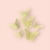 Mariposas de papel x6 Amarilla pastel - comprar online