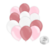 Mix Globos de Látex x40 Rosa Pastel, Rosa Palo y Blanco - comprar online