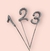 Numero Polifan con Glitter PLATA. Numero: 5 - comprar online