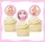 Pinche Cupcakes Barbie x10 - comprar online