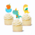 Pinche Cupcakes Silueta Dino party x6 - comprar online