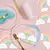 SERVILLETA Arco Iris forma con tornasol x10 - comprar online