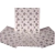 SERVILLETA METALIZADA CHEVRON PLATA X20 - comprar online