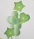 SET Globo x 10 Forma pastel VERDE - comprar online