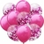Set Globo x10 Fucsia con confetti rosa - comprar online
