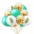 Set Globo x15 HOJA TROP con dorado - comprar online