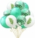 Set Globo x15 HOJA TROPICAL Confetti Verde - comprar online