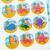 Stickers Animalitos de mar x12 - comprar online