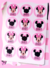 Stickers MINNIE Rosa x12 - comprar online