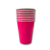 Vaso polipapel FUCSIA x10u - comprar online