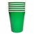 Vaso Polipapel VERDE OSCURO x10 u - comprar online