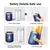 Mini Liquidificador Portátil Shake 6 Lâminas 400ML Espremedores Recarregável Espremedor Elétrico - Tudo Aki 77