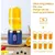 Imagem do Mini Liquidificador Portátil Shake 6 Lâminas 400ML Espremedores Recarregável Espremedor Elétrico