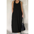 Vestido Regata Liso LONGO Estonado Com Bolso 100% algodão sh - comprar online
