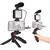Tripé Estabilizador de Mão kit 5 em 1 gimbal Microfone Celular Gravação De Vídeo-lemon