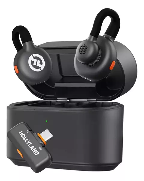 Microfone Hollyland Lark M2S Lavalier Duo Wireless / USB-C (10 dias úteis para preparo e envio)