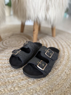 Sandalia Rafia Hebillas - comprar online