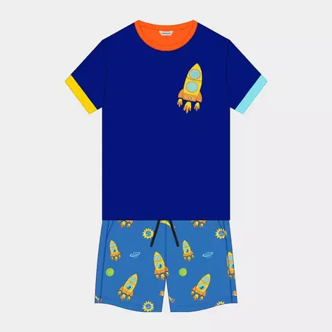 Conjunto Infantil Menino Foguete - Indivíduo
