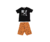 Conjunto Infantil Menino - Camiseta e Bermuda - Brandili - Bolinha de Sabão Moda Infantil e Juvenil