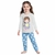 Pijama Infantil KYLY Menina Brilha no Escuro
