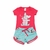 Kit 6 Peças Conjunto Infantil Menina - Camisetas e Bermudas - Tamanho 1 - comprar online