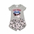 Kit 6 Peças Conjunto Infantil Menina - Camisetas e Bermudas - Tamanho 3 - comprar online