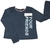 Blusa Cropped Juvenil Menina Amora Manga Comprida