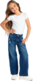 Calça Jeans Escuro Menina Juvenil - Mania Kids