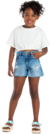 Short Jeans Menina Juvenil Mania Kids