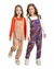 Conjunto Infantil Menina Kely Kety Macacão e Blusa - Bolinha de Sabão Moda Infantil e Juvenil
